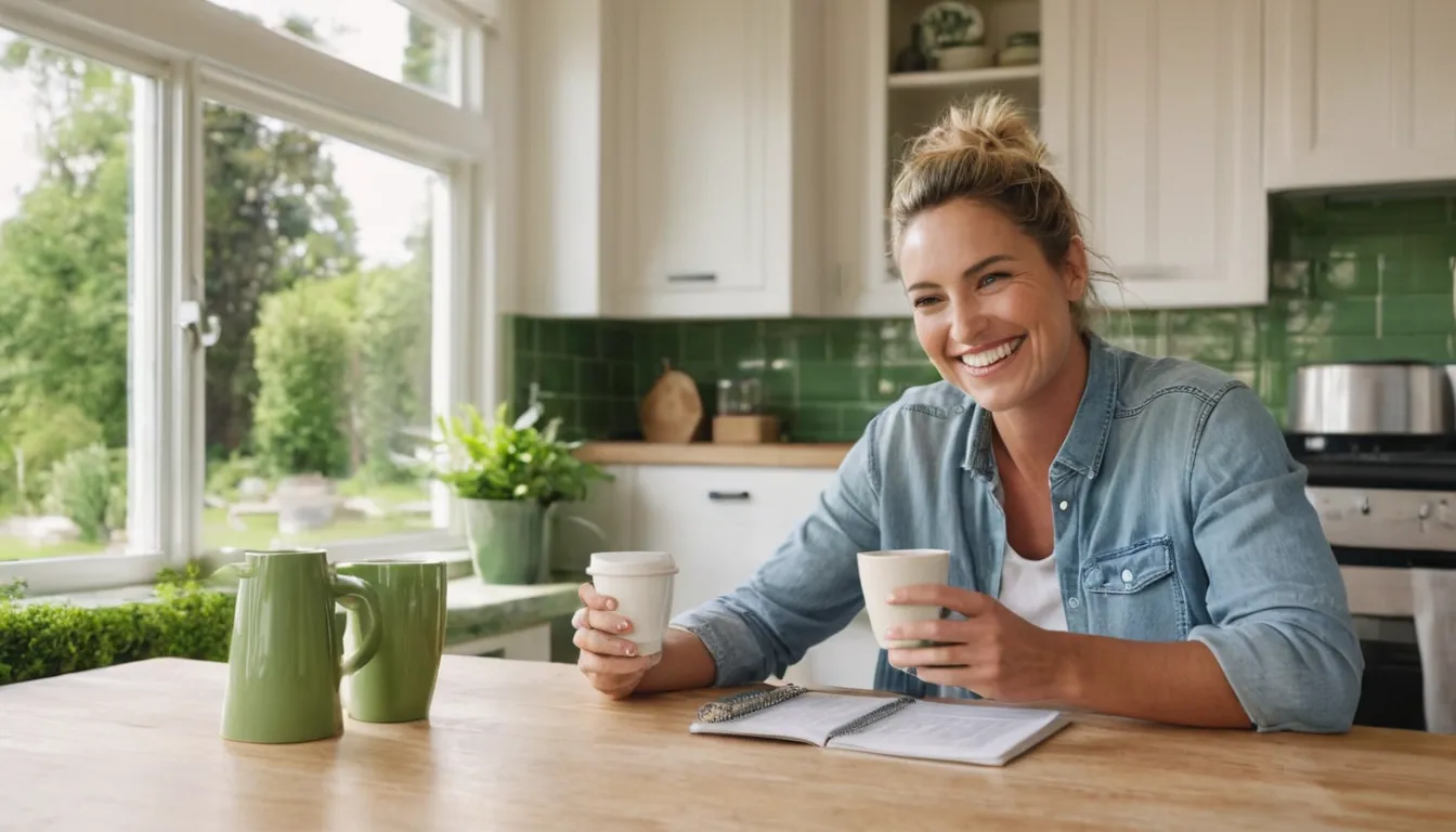 Homeowner reviewing a written septic estimate at a kitchen table in the Warrior area
